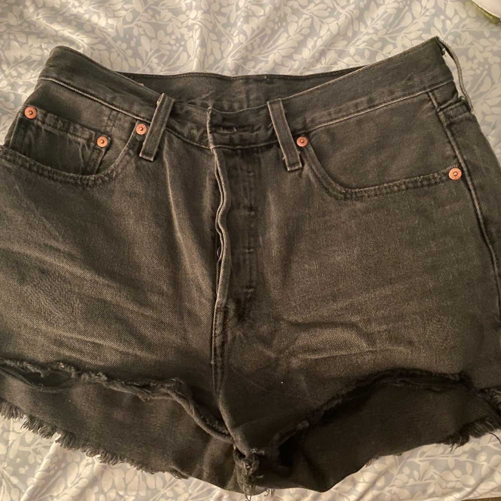 Levi’s 501 Black Jean Shorts